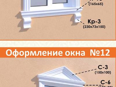 Варианты обрамления окна