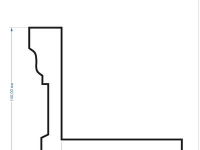 Молдинг с откосом Мо-24