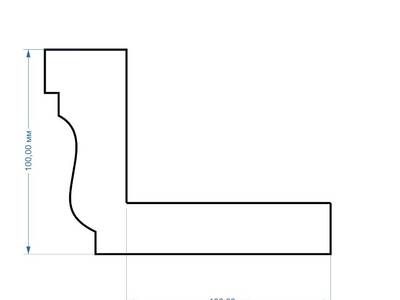 Молдинг с откосом Мо-41