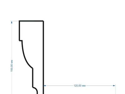 Молдинг с откосом Мо-31