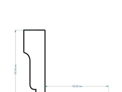 Молдинг с откосом Мо-37