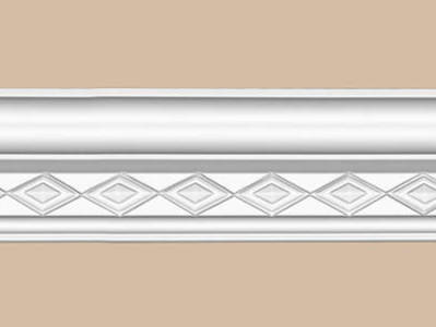 Потолочный плинтус с орнаментом decomaster 95825 
