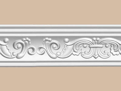 Потолочный плинтус с орнаментом decomaster 95406 