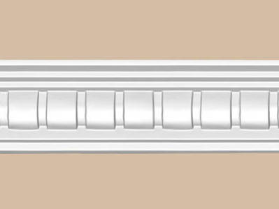 Потолочный плинтус с орнаментом decomaster 95345 гибкий