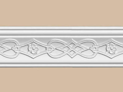Потолочный плинтус с орнаментом decomaster 95619 